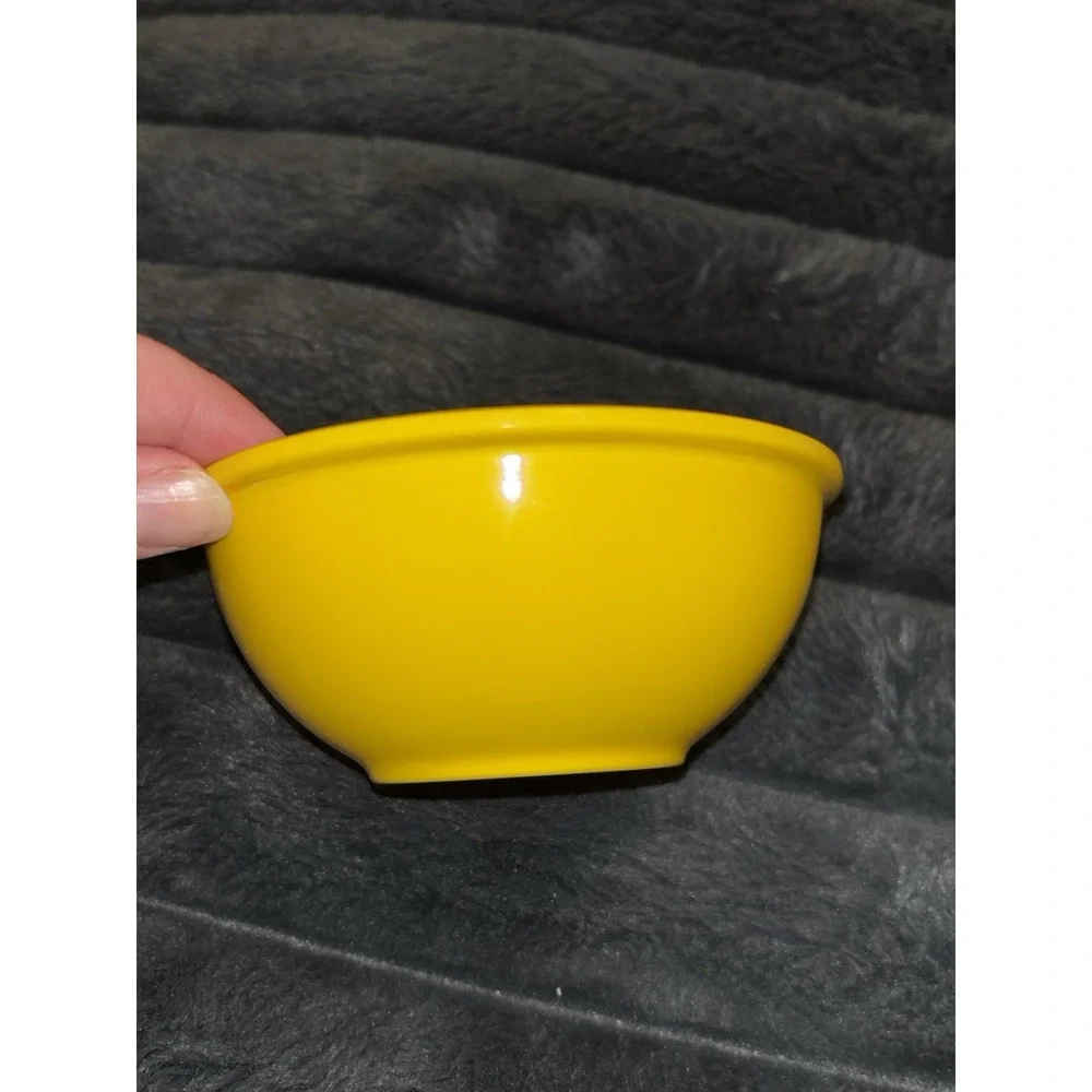 Vintage Yellow Melamine Bowl